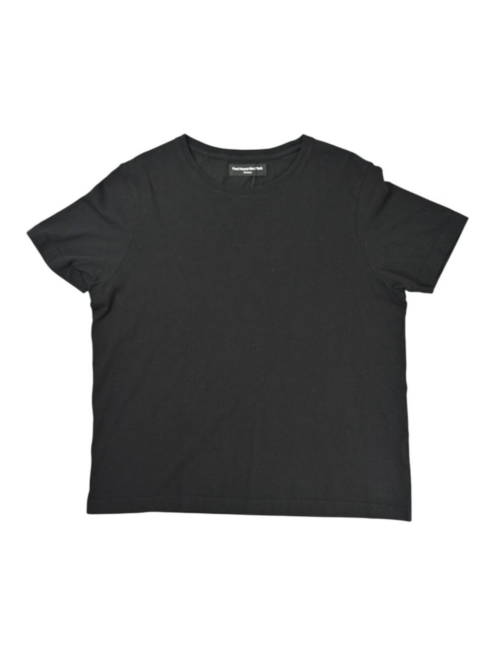 Pool House New York Los Feliz Crop Tee in Black
